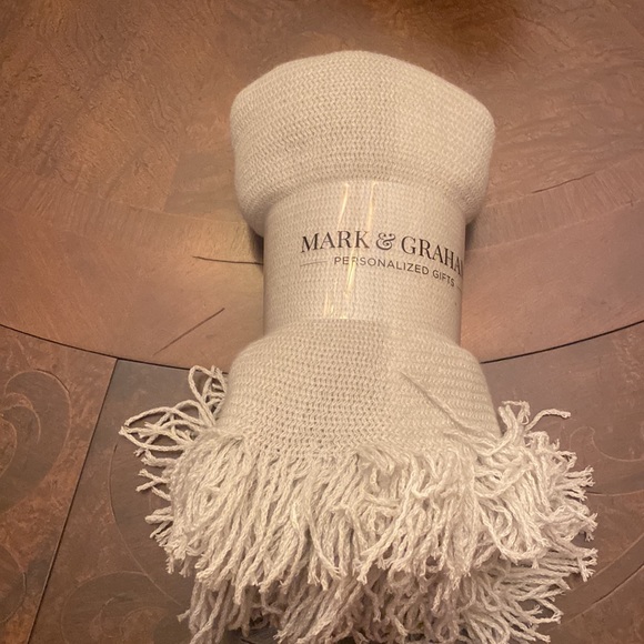 Mark & Graham Other - 🏡Brand New Mark & Graham gray throw A1